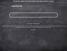 Tablet Screenshot of expertsys.org